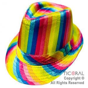 SOMBRERO TANGUERO ARCOIRIS MULTICOLOR x 1